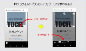 電子教材のPDFファイルダウンロード及び印刷方法、利用規約 2