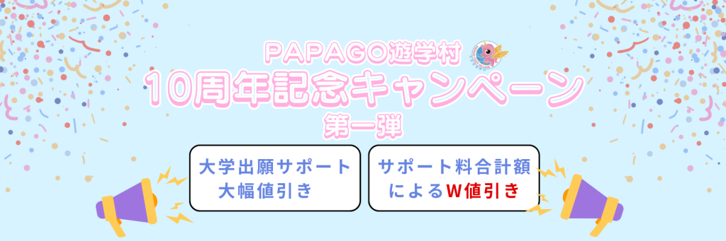 【第一弾】PAPAGO10周年記念キャンペーン！サポート値引き！ 1